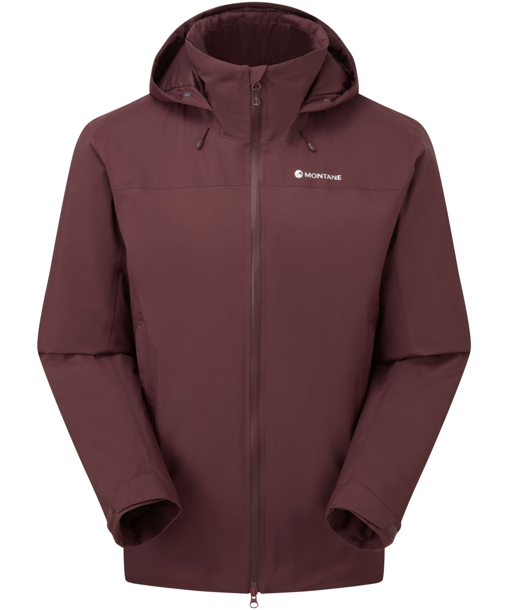 Men's Montane Duality Insulated Waterproof Jacket - Dark Garnet