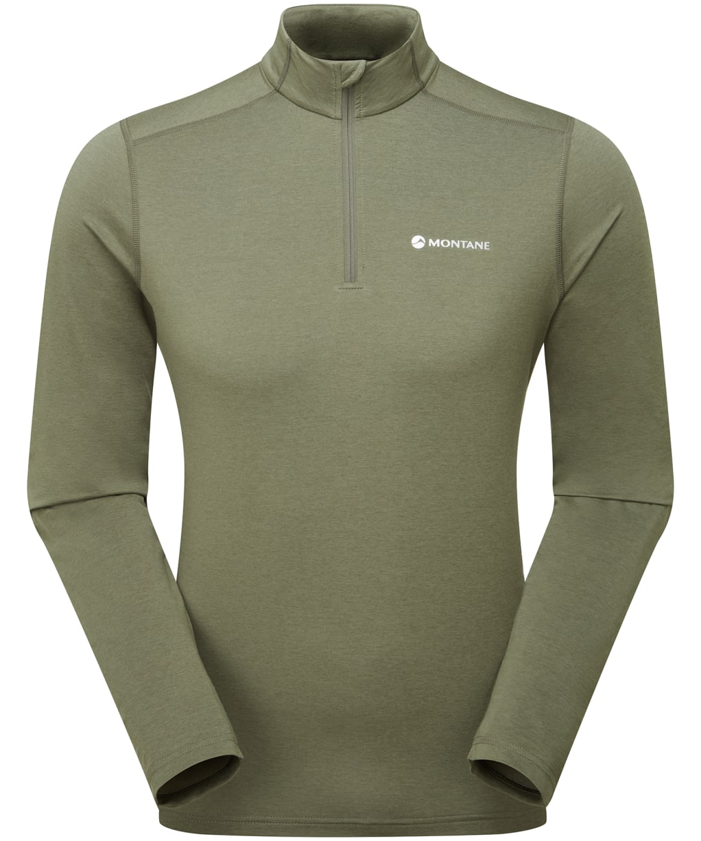 Men's Montane Dart XT Thermal Zip Neck Long Sleeved Baselayer Top - Caper