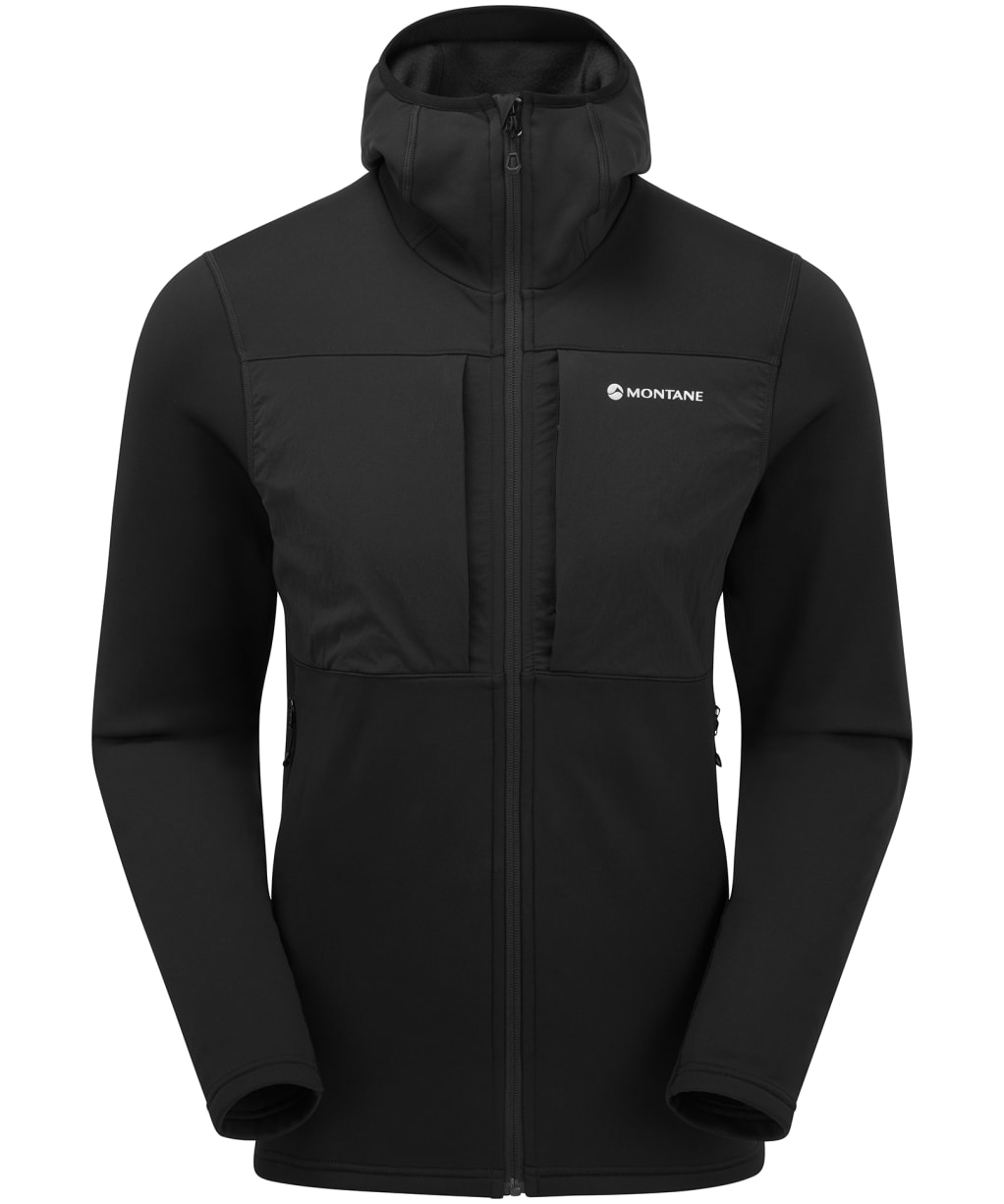 Men's Montane Fury XT Hooded Fleece Jacket - Black