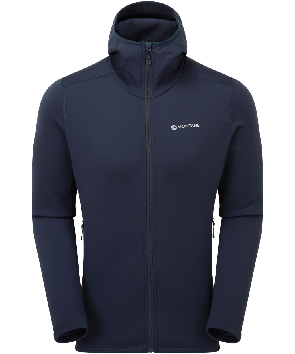 Men's Montane Fury Hooded Fleece Jacket - Eclipse Blue