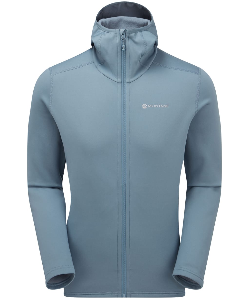 Men's Montane Fury Hooded Fleece Jacket - Stone Blue