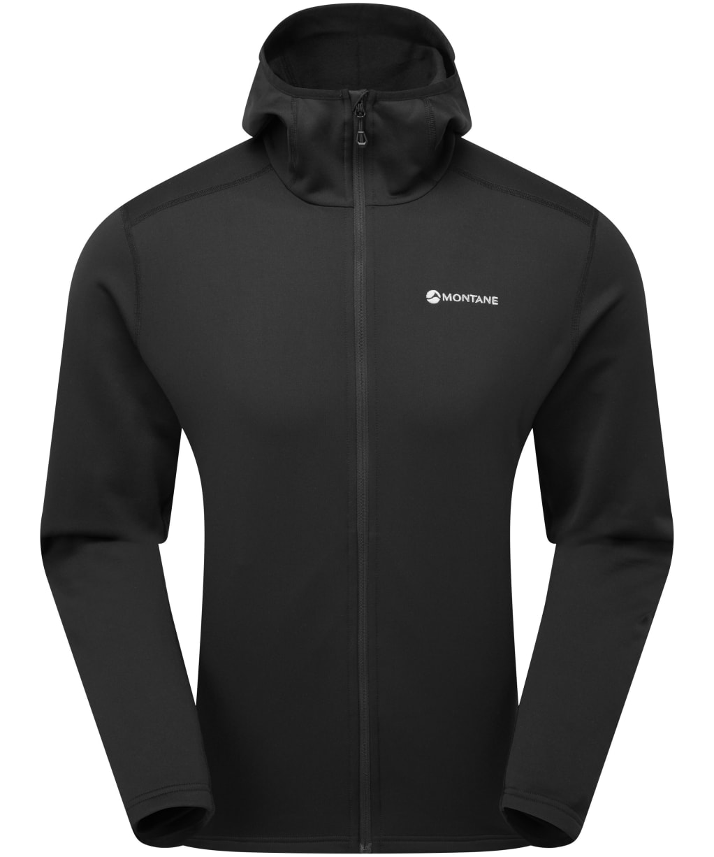 Men's Montane Fury Lite Hooded Fleece Jacket - Black