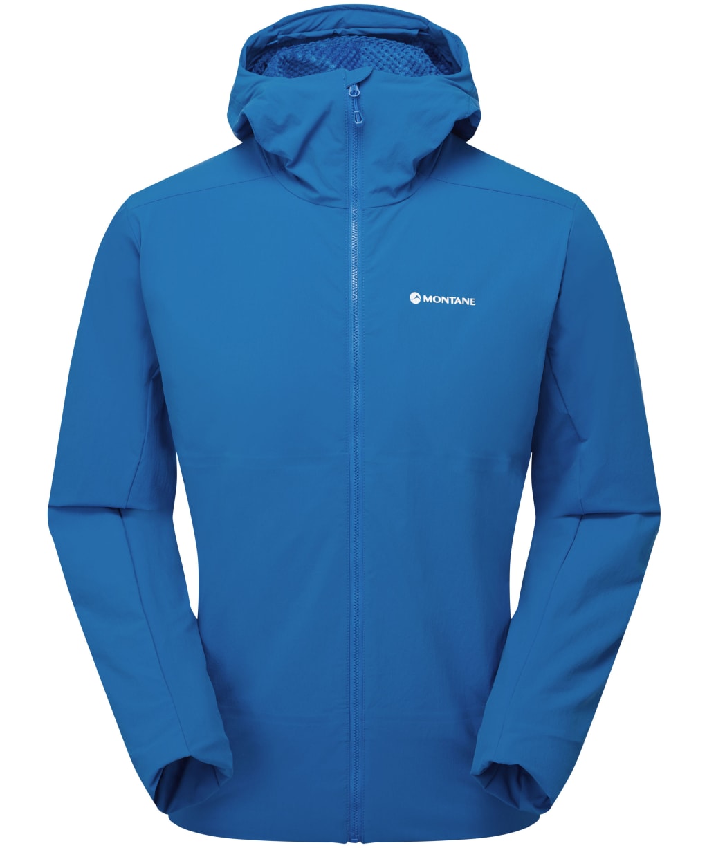 Men's Montane Khamsin Hooded Softshell Jacket - Neptune Blue