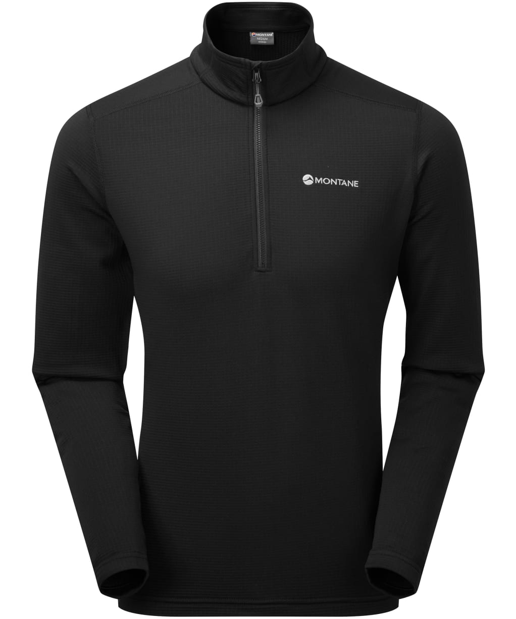 Men's Montane Protium Lite Pull On Fleece - Black