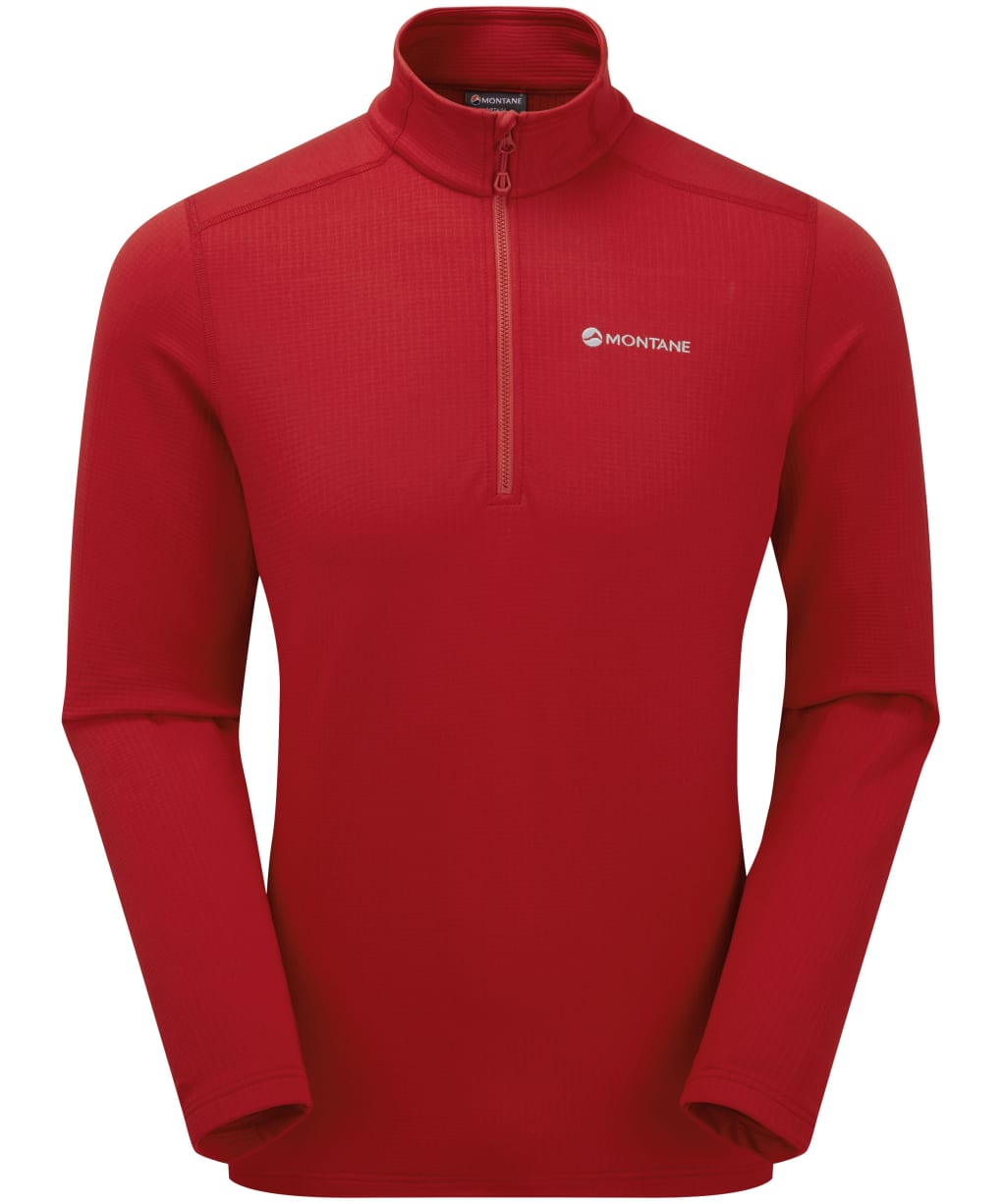 Men's Montane Protium Lite Pull On Fleece - Acer Red