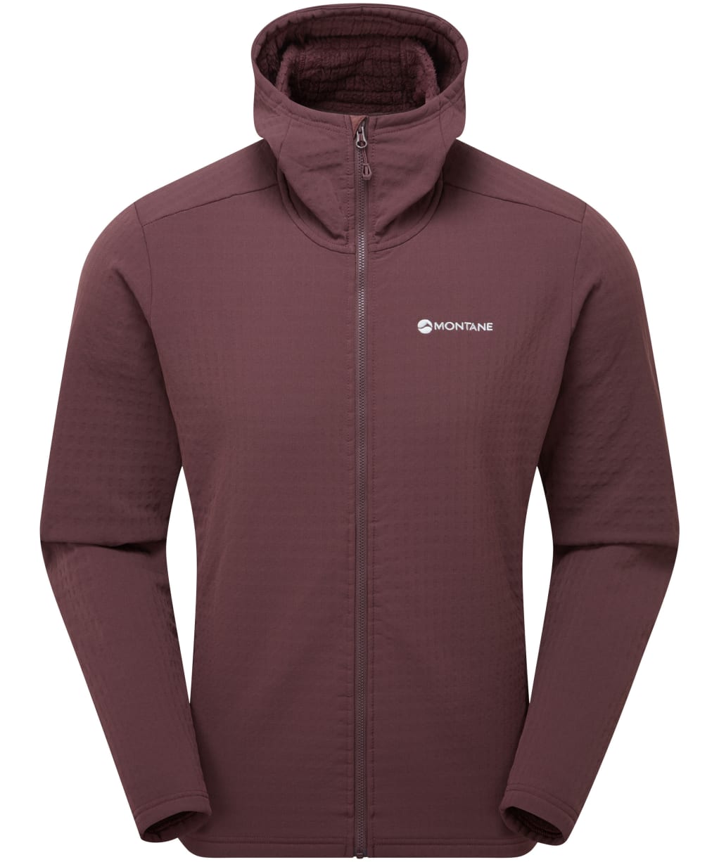 Men's Montane Protium XT Hooded Fleece Jacket - Dark Garnet