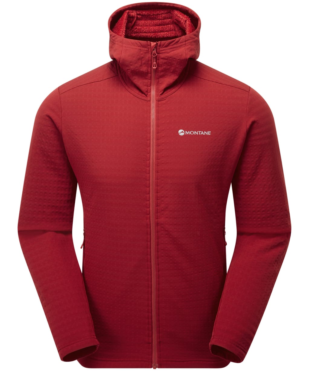 Men's Montane Protium XT Hooded Fleece Jacket - Acer Red