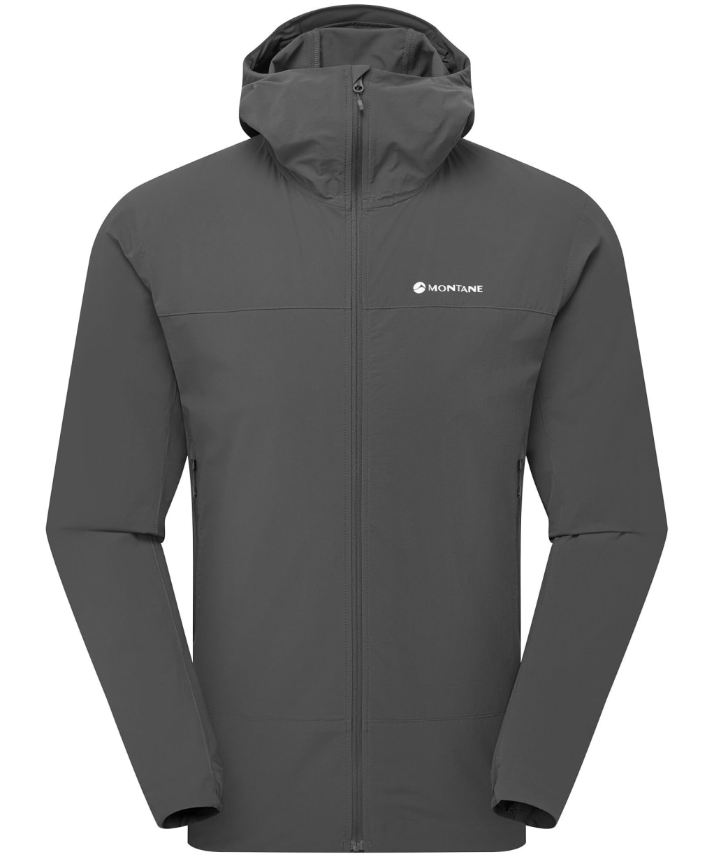 Men's Montane Tenacity Nano Hooded Softshell Jacket - Midnight Grey