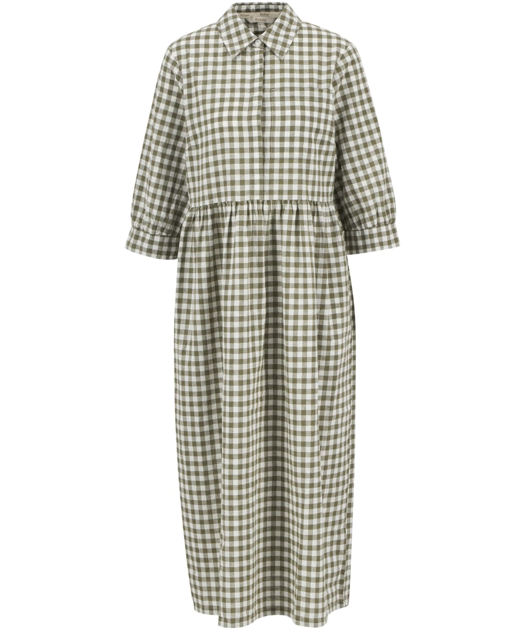 Adele Midi                                    - DUSKY GREEN CHEC