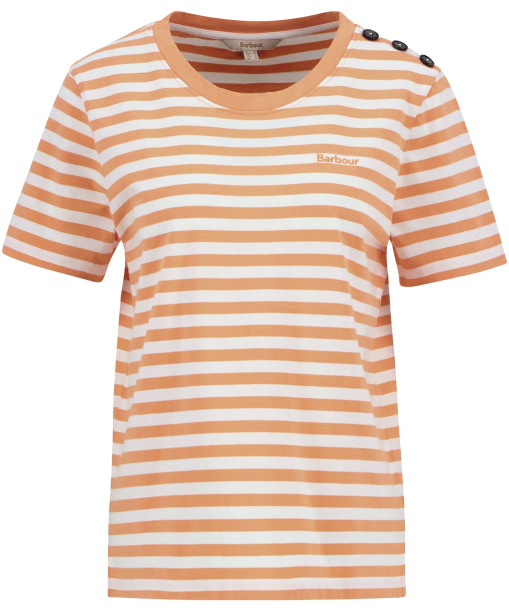 Women's Barbour Ferryside Top - PAPAYA/CLOUD
