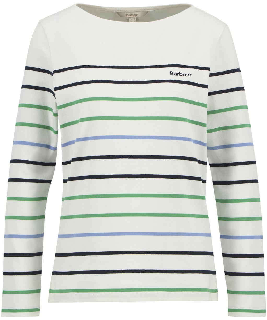 Women's Barbour Hawkins Top - Cloud Stripe 2