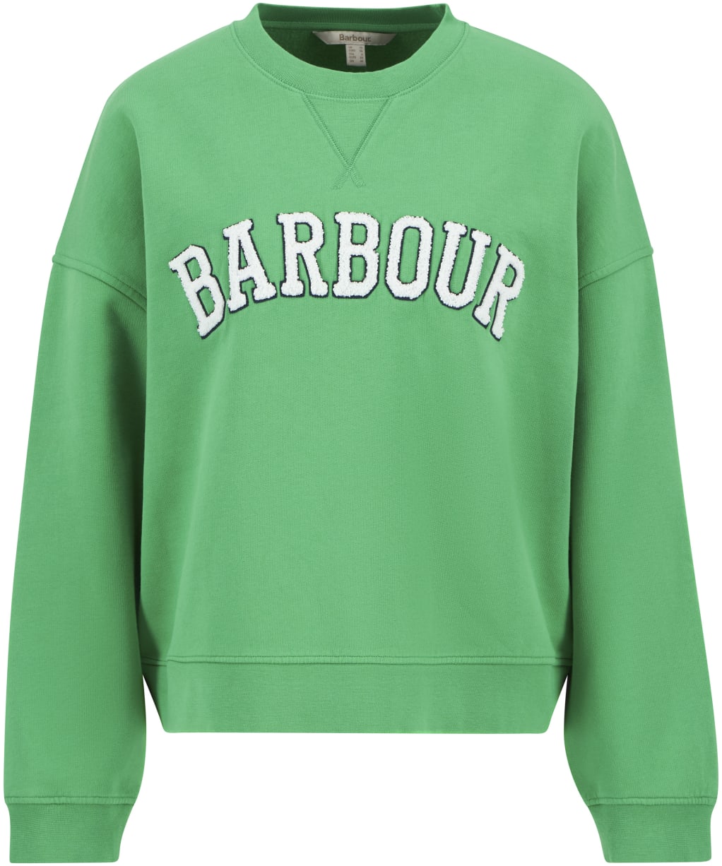 Women's Barbour Silverdale Sweatshirt - Kelly Green