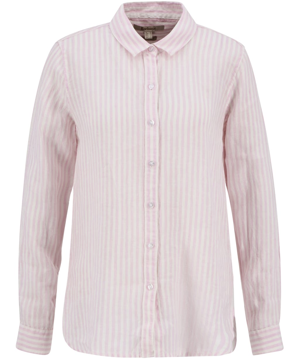 Women's Barbour Marine Shirt - PINK PUNCH STRIP