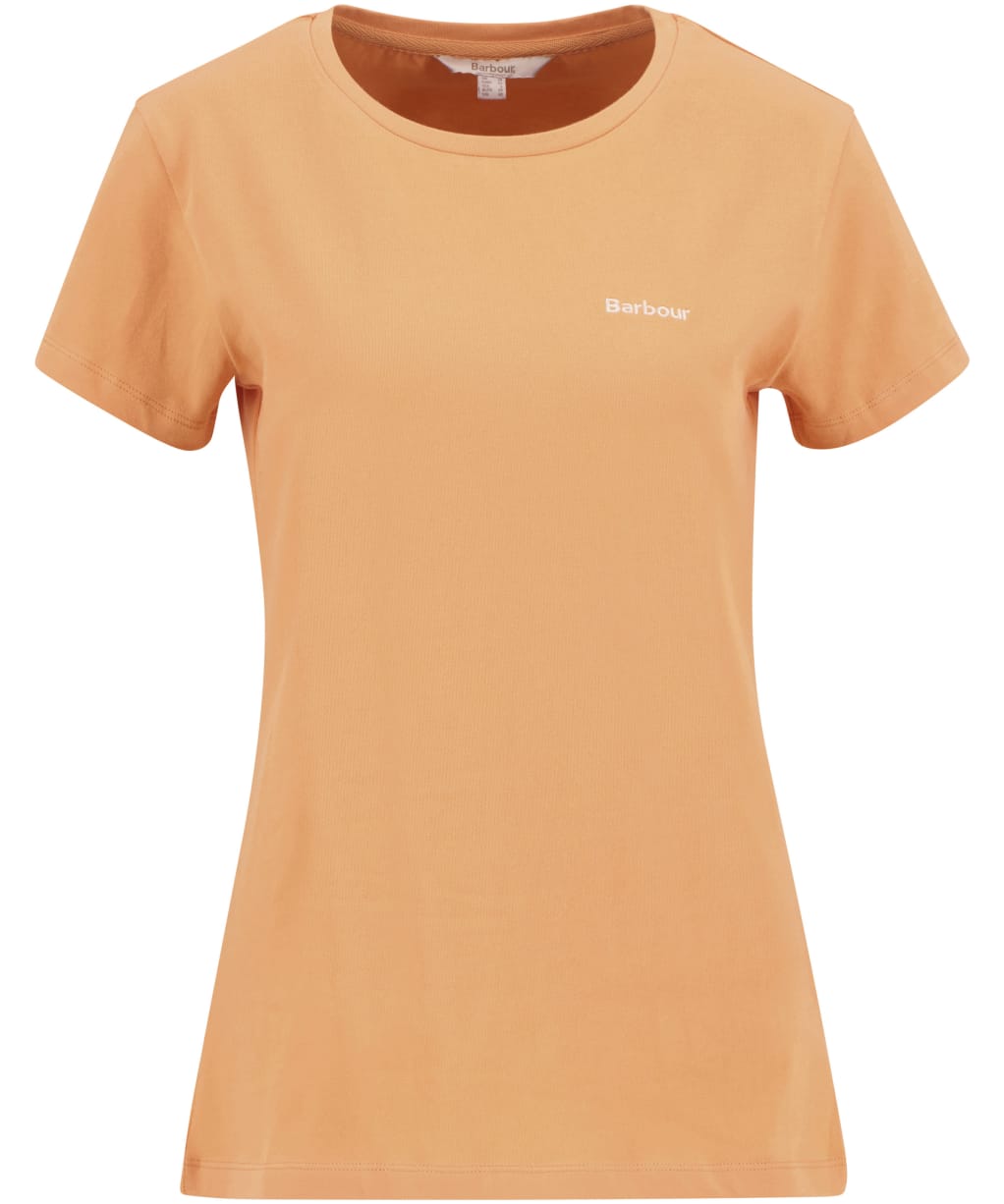 Women's Barbour Saltford T-Shirt - Papaya