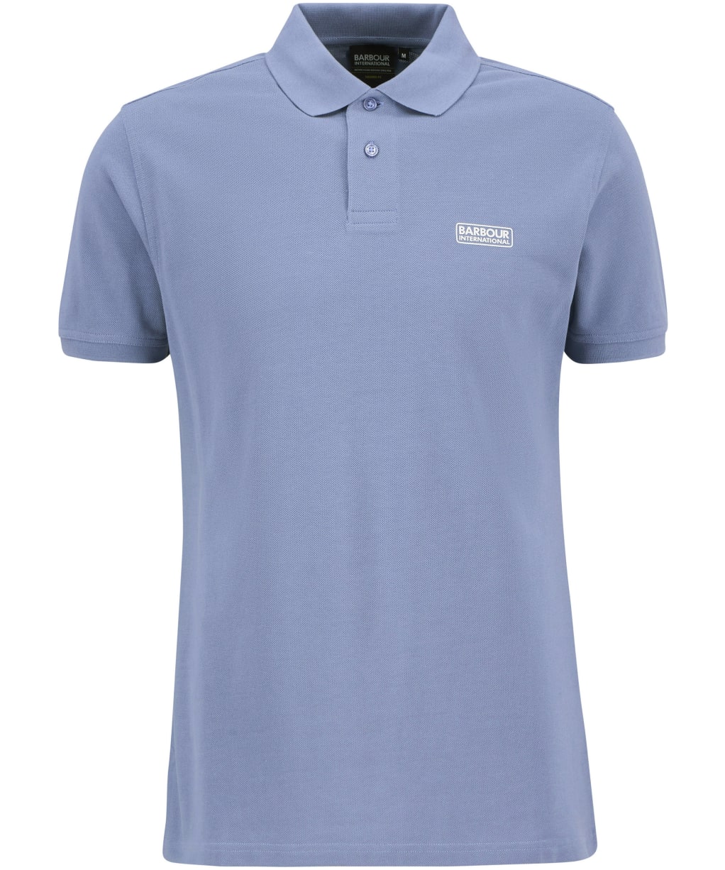 Men's Barbour International Essential Polo - MANOR BLUE