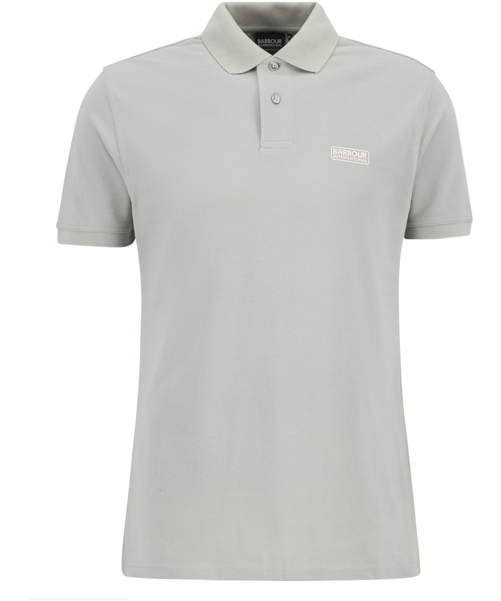 Men's Barbour International Essential Polo - Mineral Grey