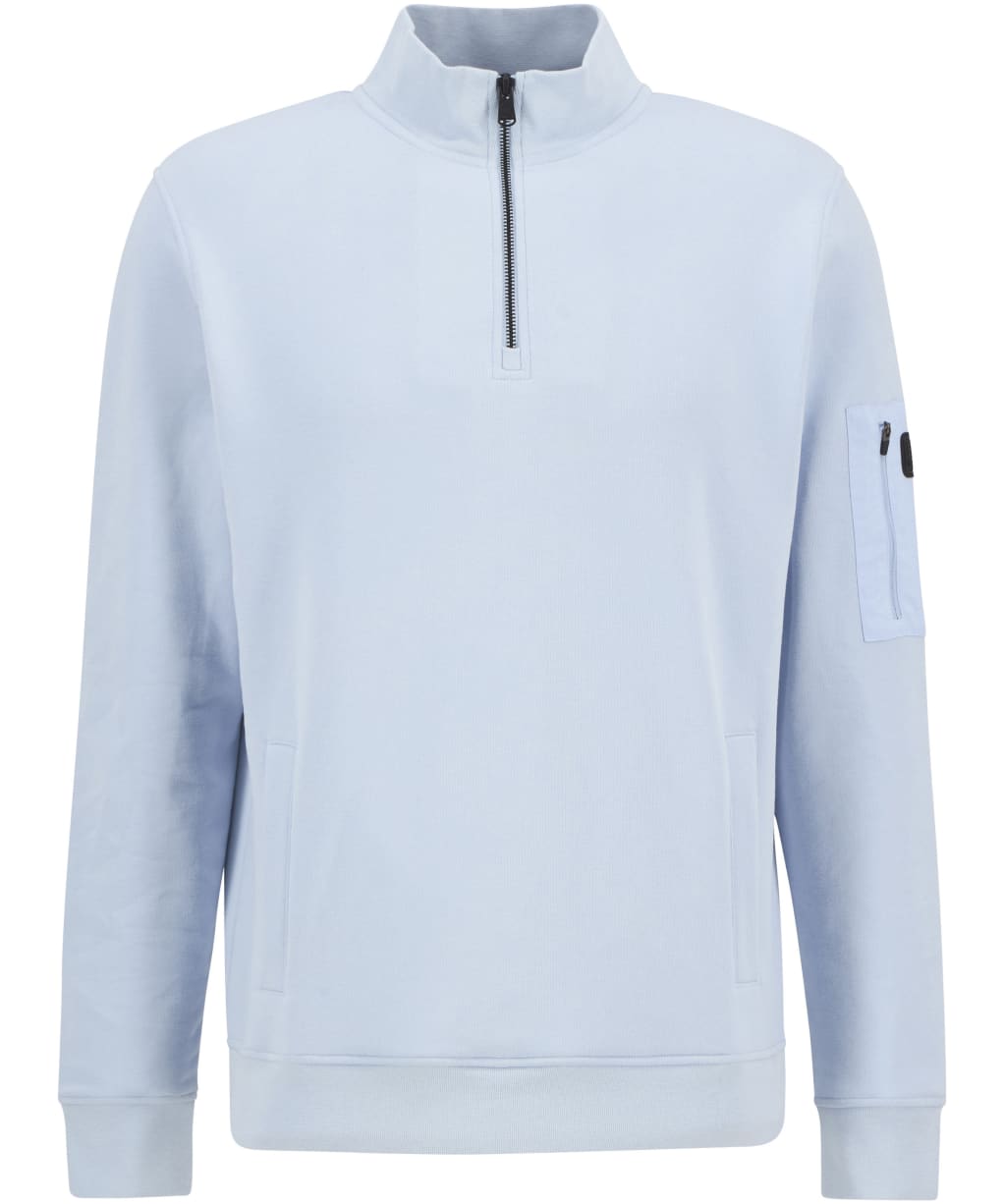 Men's Barbour International Ewan Half Zip Funnel Neck - Heritage Blue