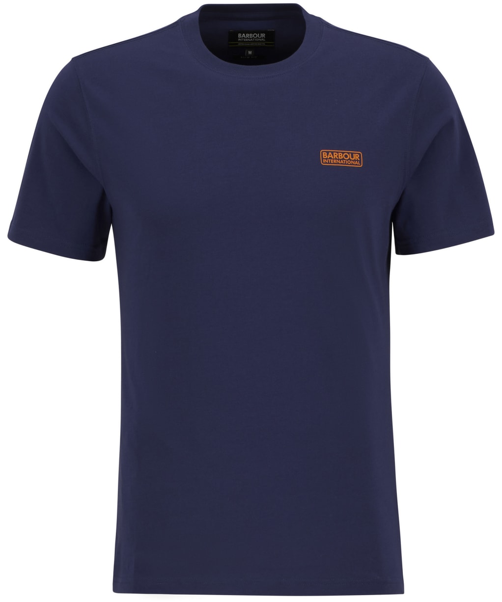 Men's Barbour International Small Logo Tee - Pigment Navy
