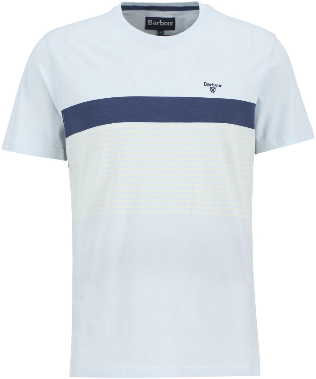 Men's Barbour Braeside T-Shirt - BLEACHED BLUE