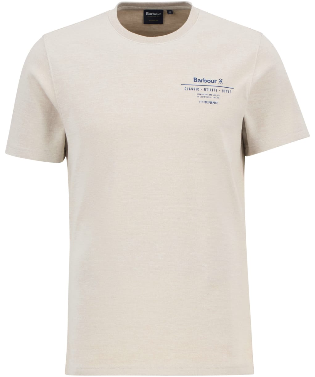 Men's Barbour Huckley T-Shirt - Oatmeal