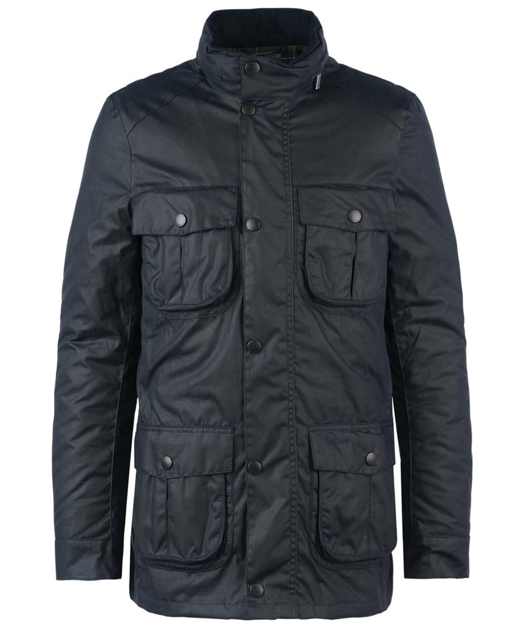 Men's Barbour Corbridge Waxed Jacket - Navy / Classic