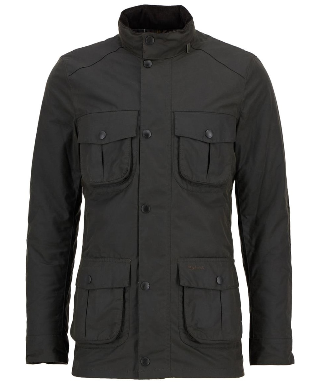 Men's Barbour Corbridge Waxed Jacket - Olive