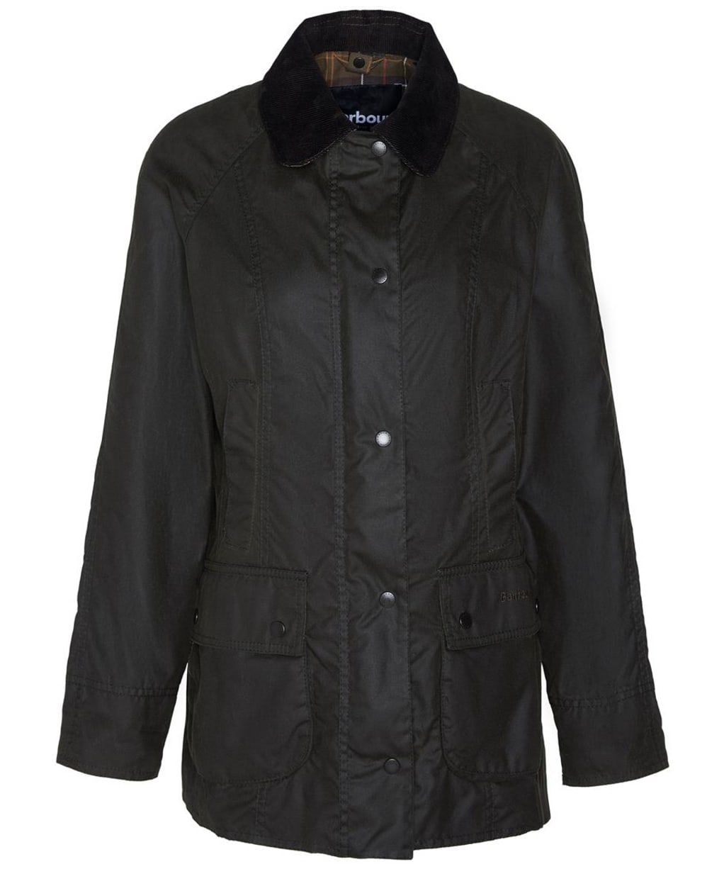 Women's Barbour Classic Beadnell Wax Jacket - Olive