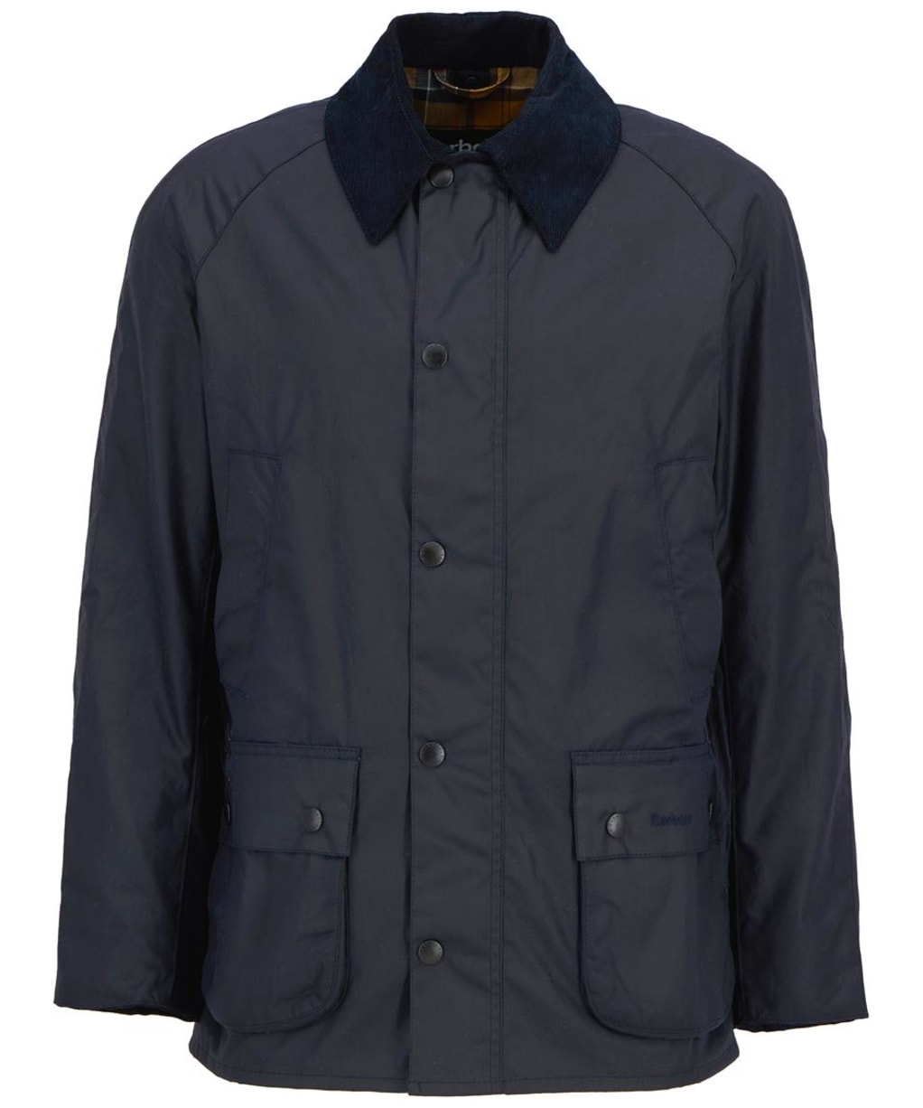 Men's Barbour Ashby Waxed Jacket - Navy