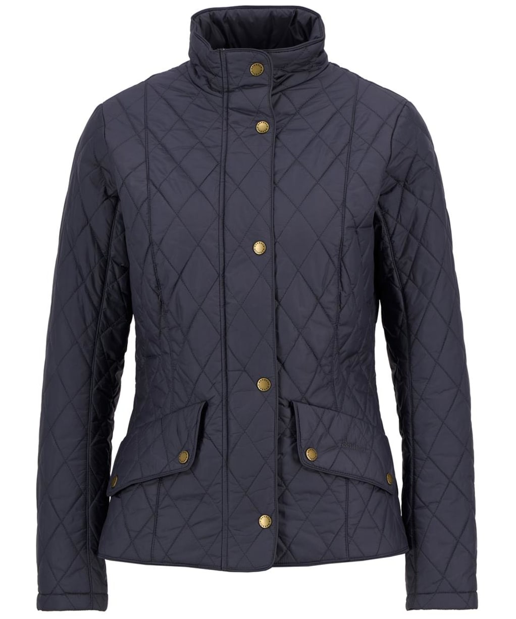 Women's Barbour Flyweight Cavalry Quilted Jacket - Navy