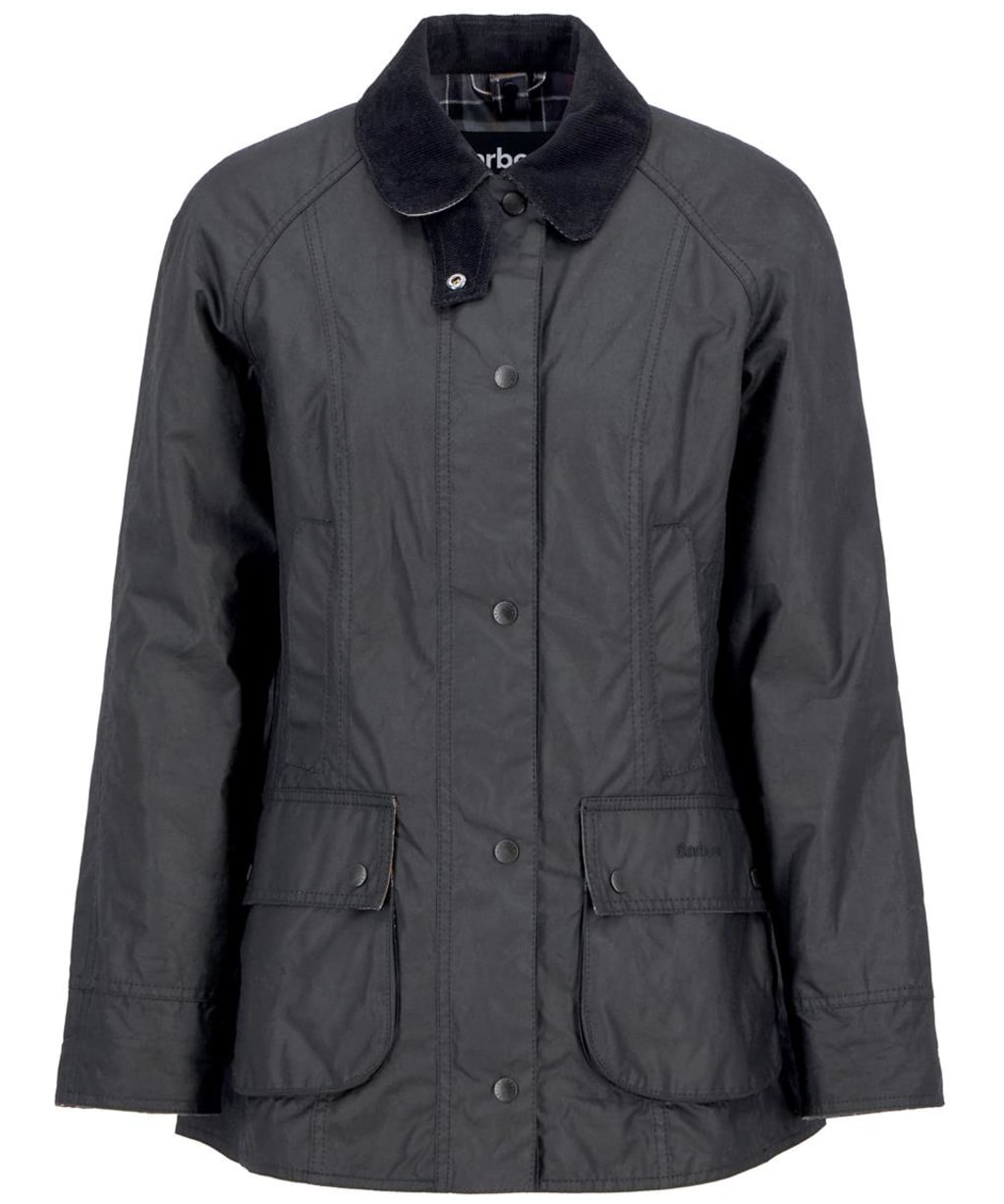 Women's Barbour Beadnell Wax Jacket - Black