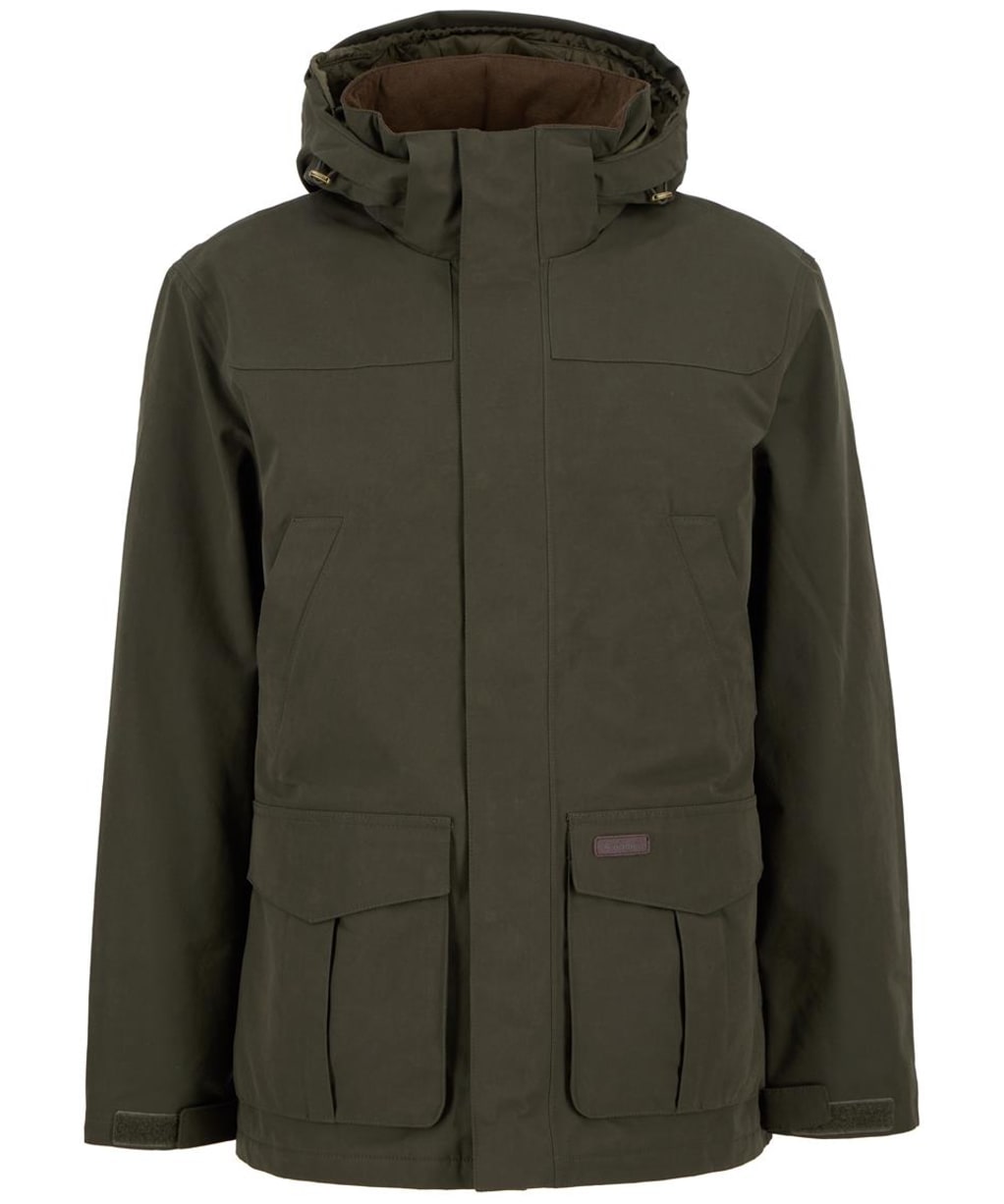 Men’s Barbour Brockstone Waterproof Jacket - Dark Olive