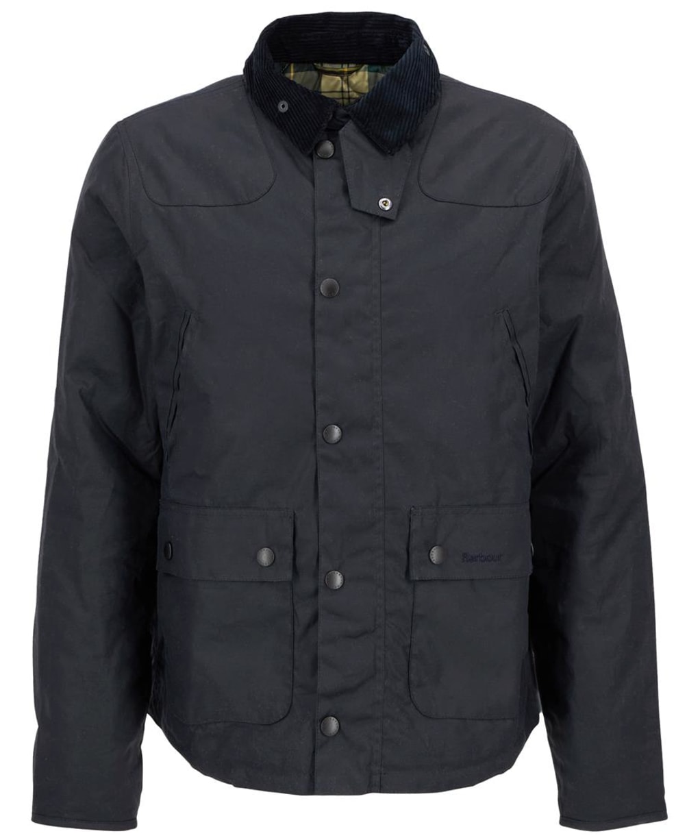 Men’s Barbour Reelin Wax Jacket - Navy