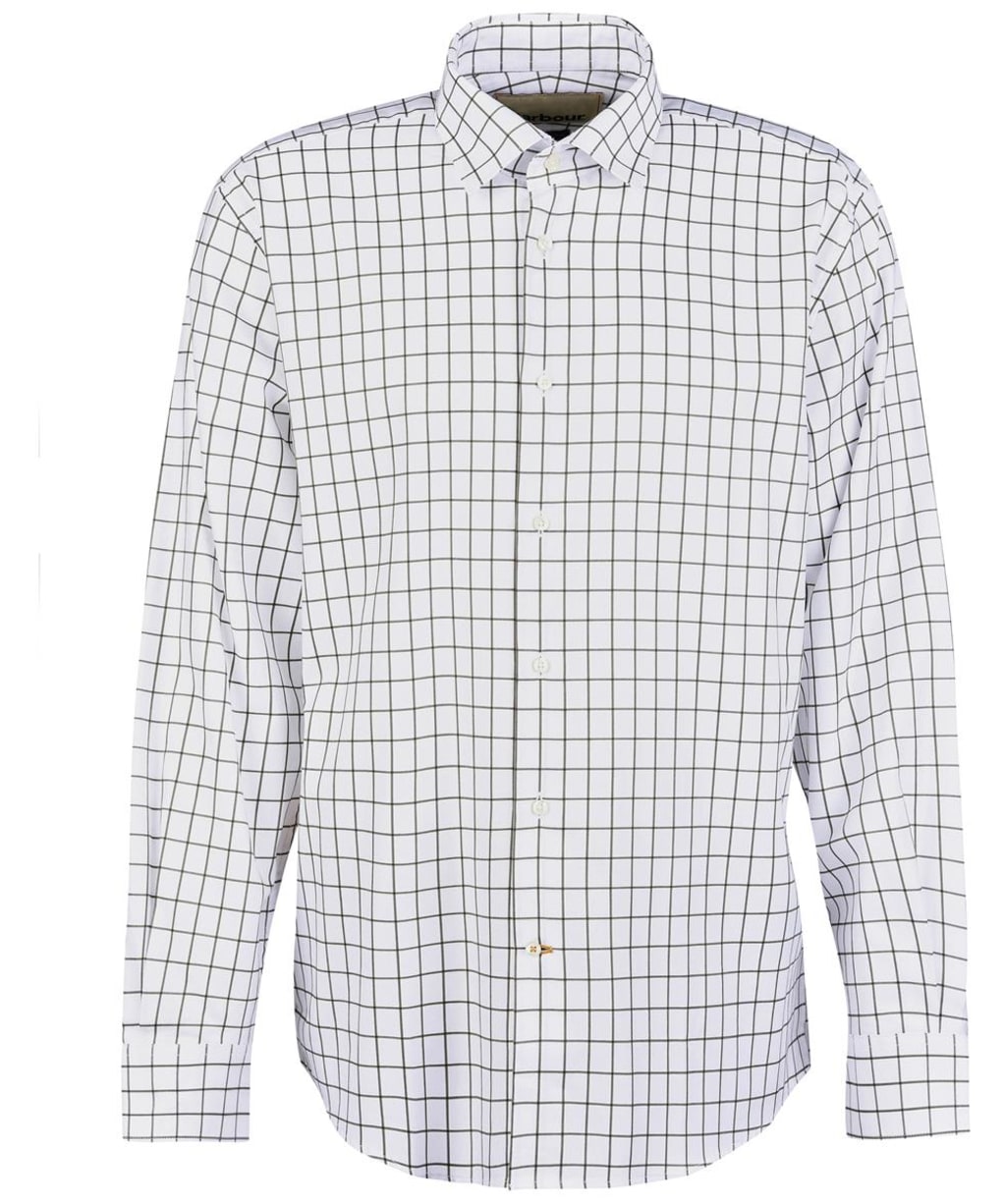 Men's Barbour Hanstead Country Active Shirt - Mid Olive