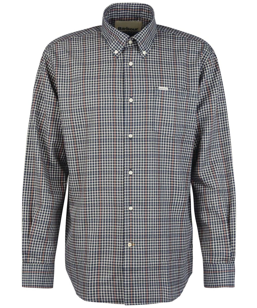 Men’s Barbour Henderson Thermo Weave Shirt - Navy
