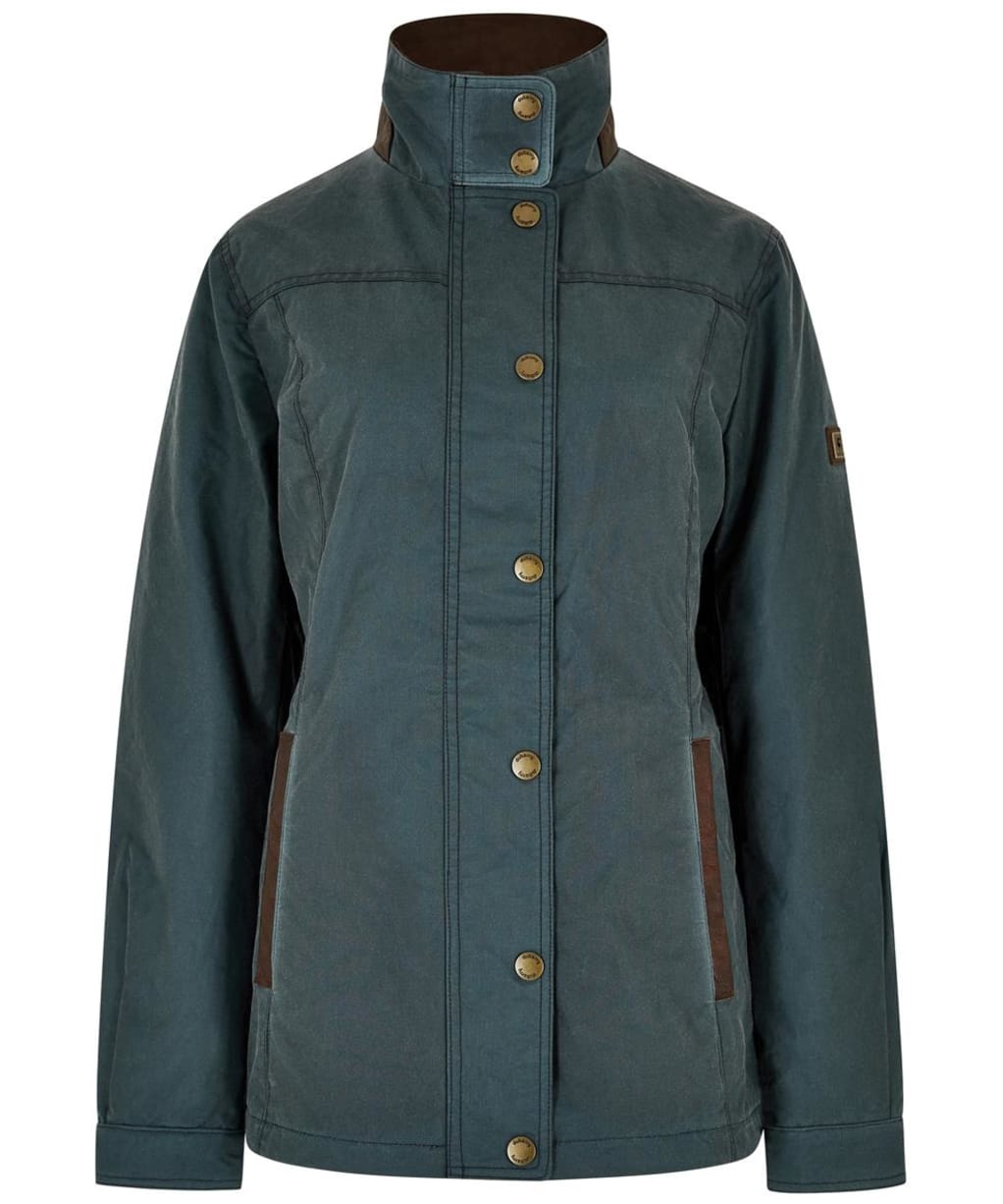 Women's Dubarry Mountrath Waxed Jacket - Dark Pebble
