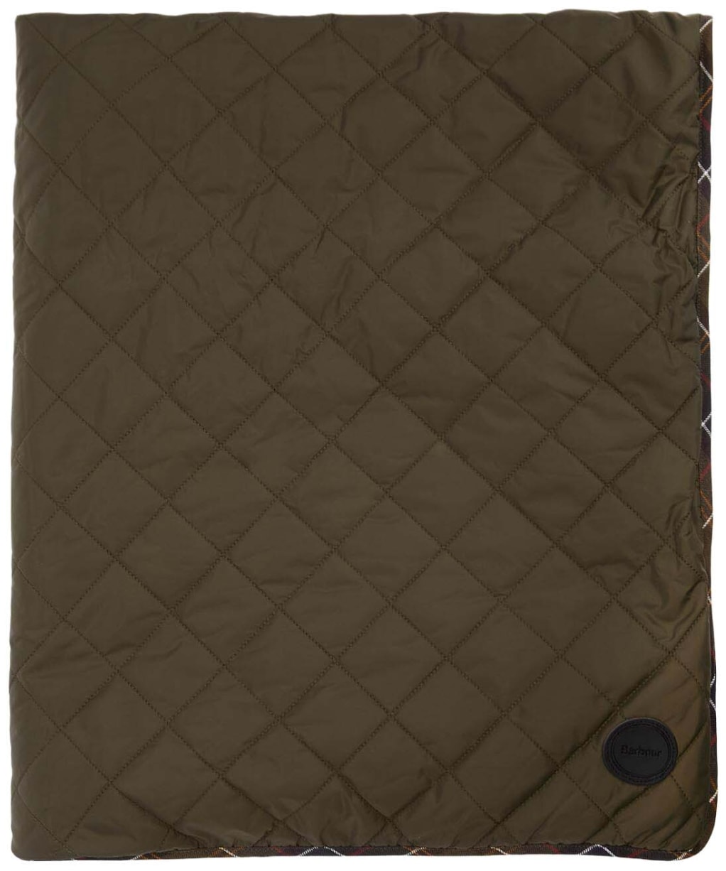 Barbour Dog Quilt & Fleece Blanket - Olive