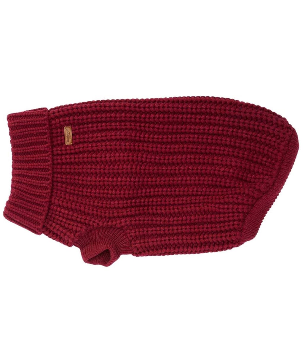 Barbour Saltburn Dog Jumper - Biking Red