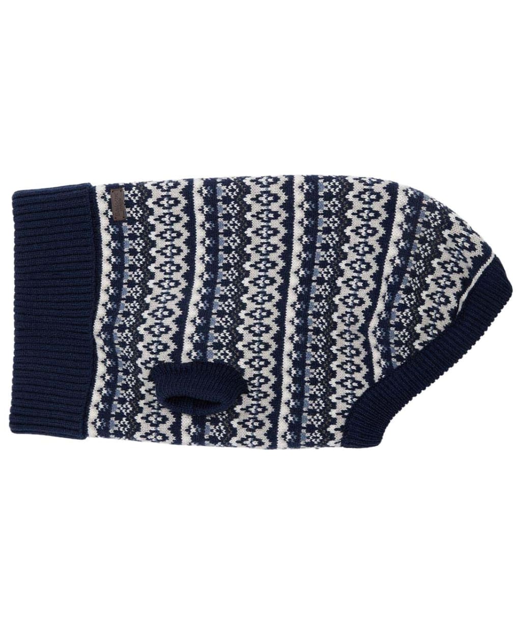 Barbour Marlow Fair Isle Dog Jumper - Navy