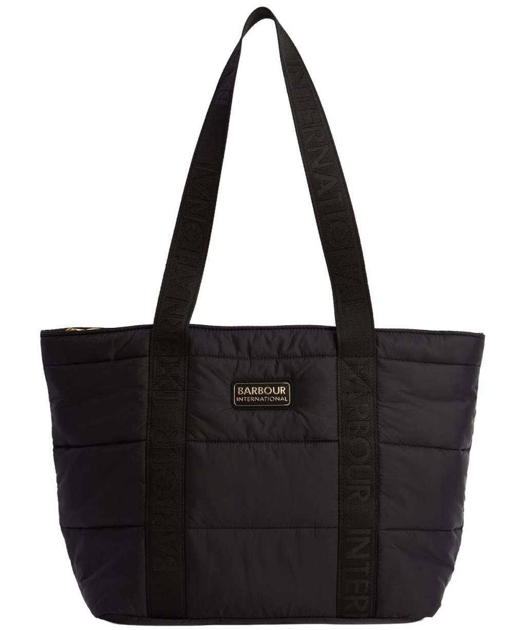 Women's Barbour International Monaco Quilt Tote Bag - Black