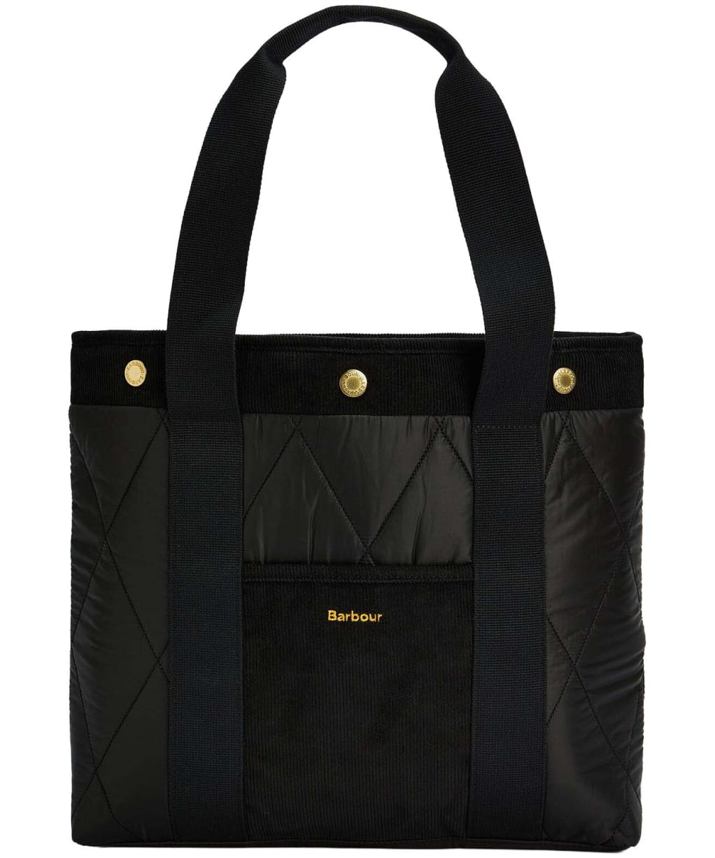 Women's Barbour Healy Tote Bag - Black / Ancient 