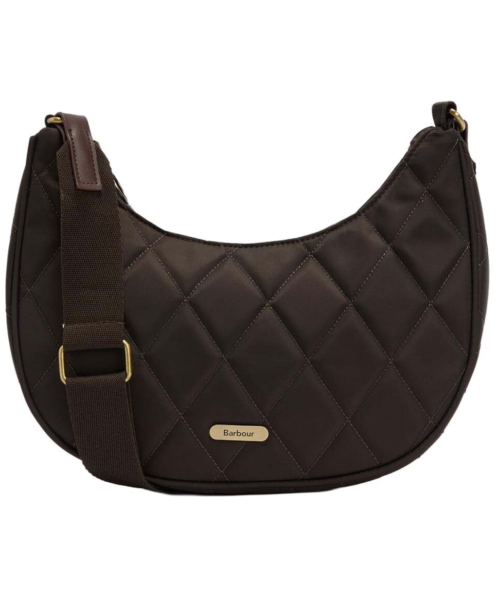 Women's Barbour Quilted Sling Shoulder Bag - Olive
