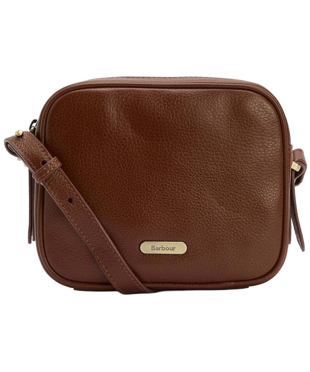 Women's Barbour Daphne Leather Crossbody Bag - Brown