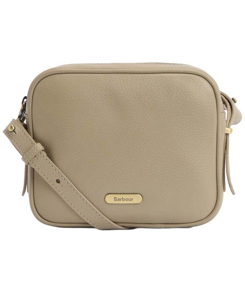 Women's Barbour Daphne Leather Crossbody Bag - Dune