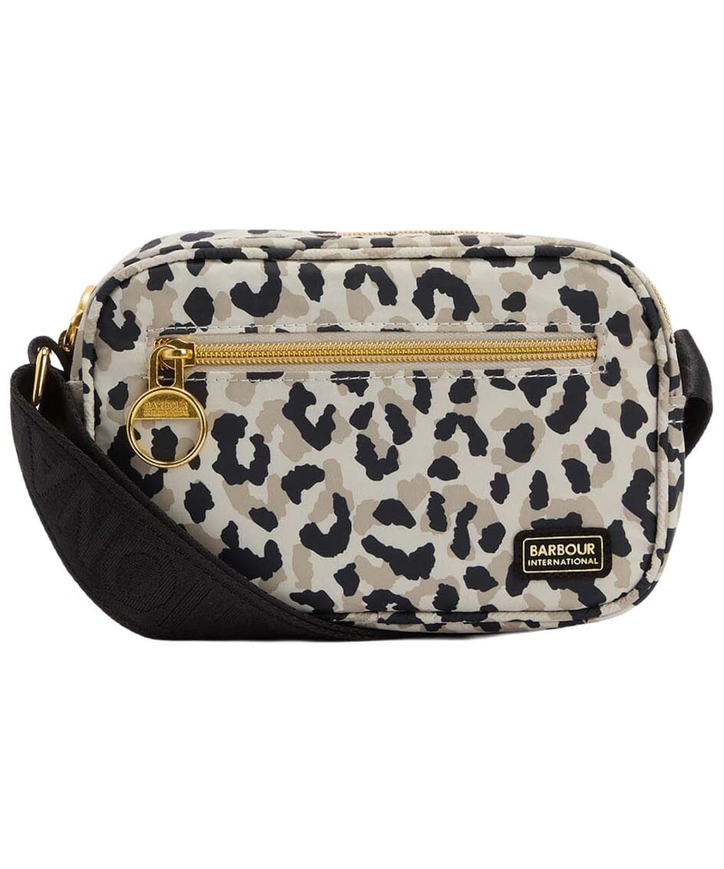 Women's Barbour International Boulevard Micro Crossbody Bag - Jasmine Leopard