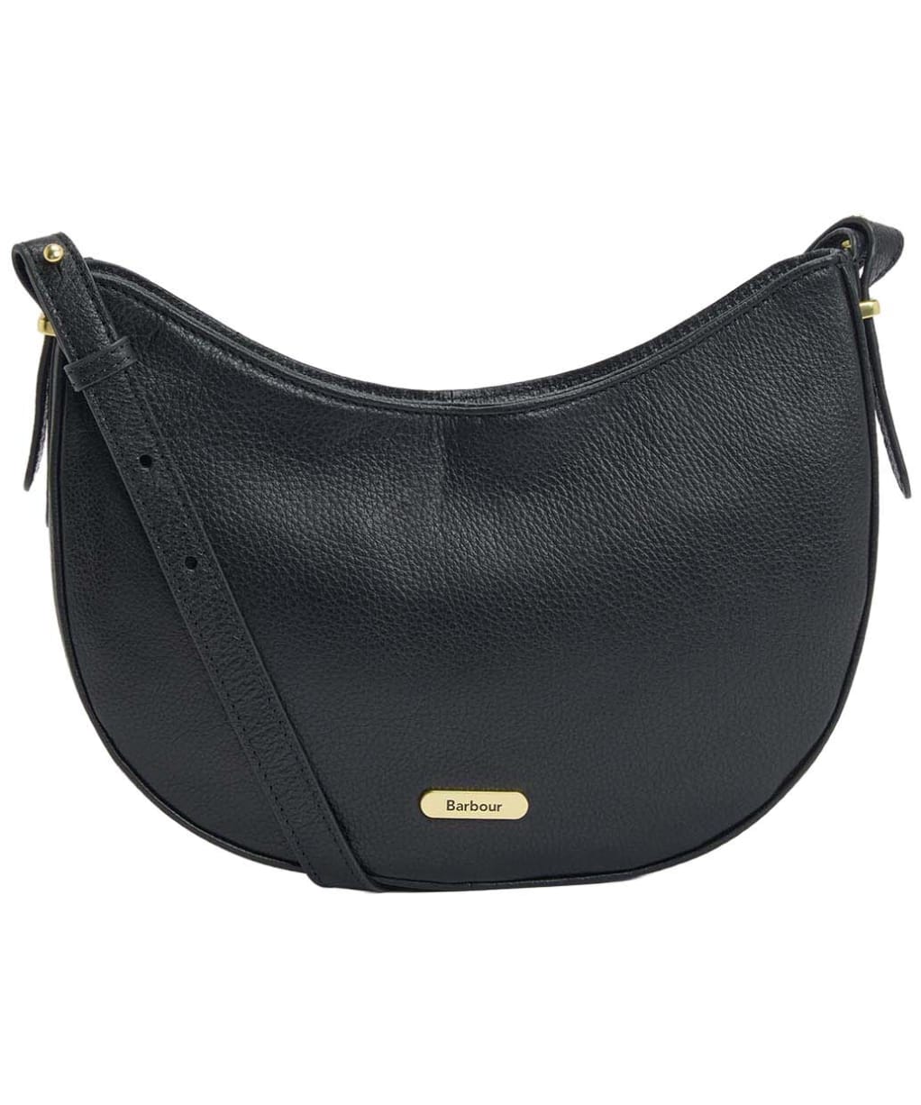 Women's Barbour Sorrel Leather Sling Bag - Black