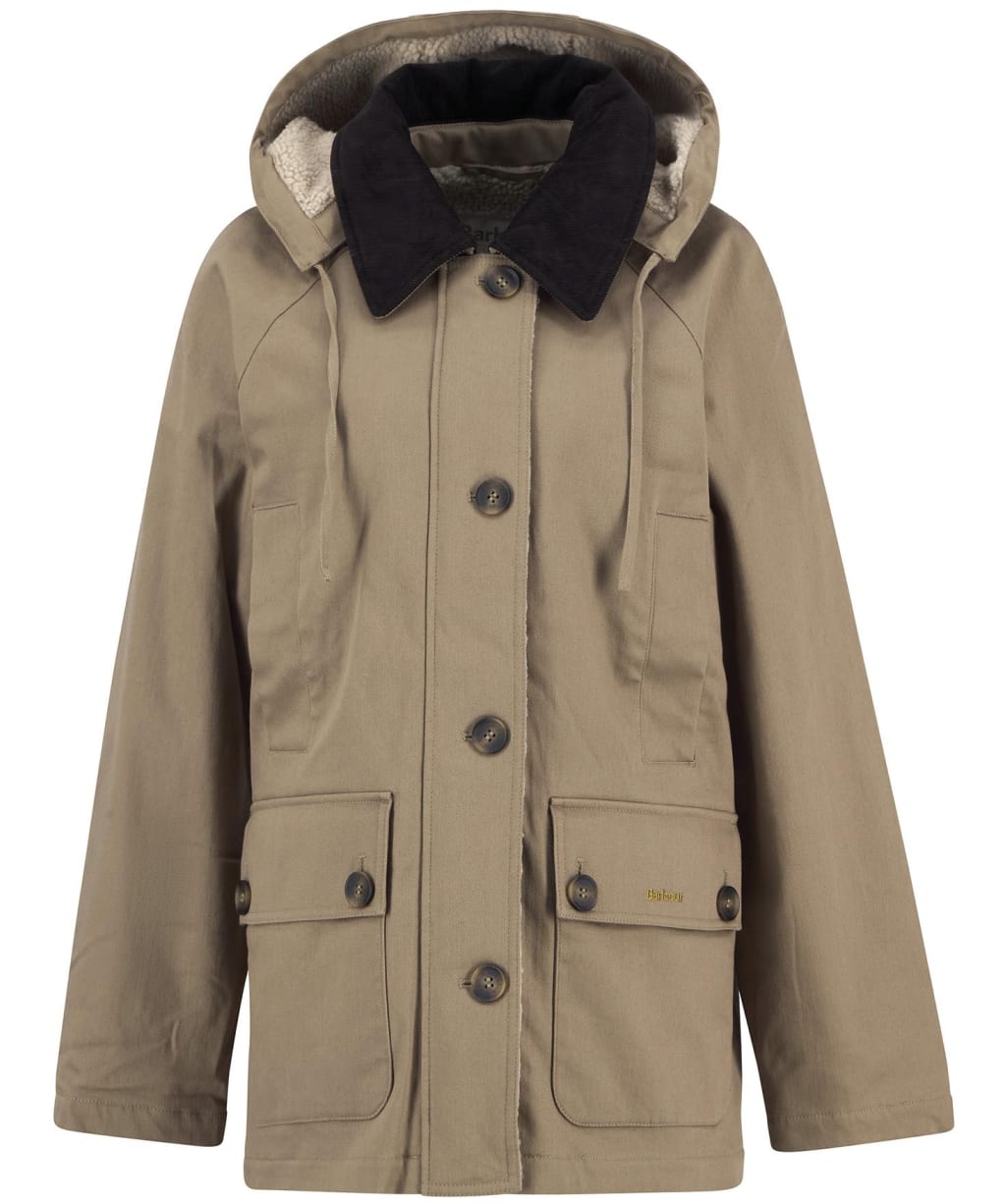 Women's Barbour Delfina Casual Jacket - Military Brown
