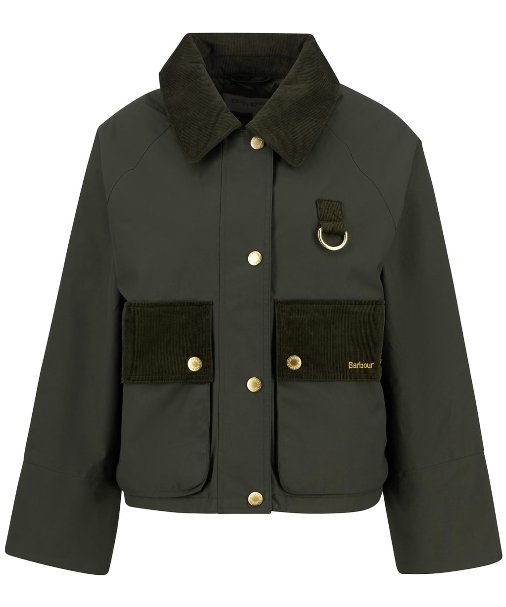 Women's Barbour Phoebe Casual Jacket - Olive / Brown
