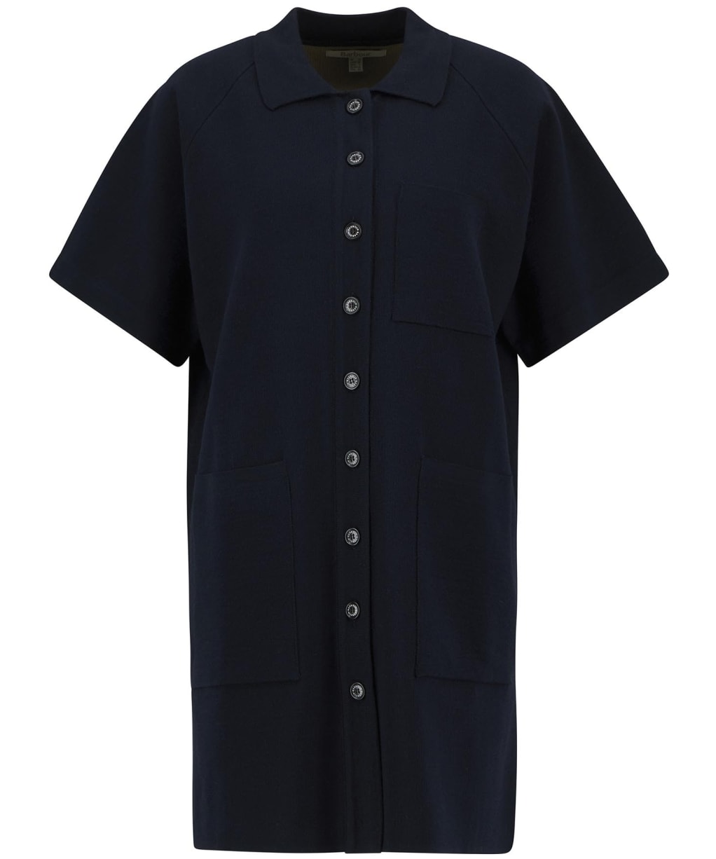 Women's Barbour Grace Knitted Mini Dress - Navy