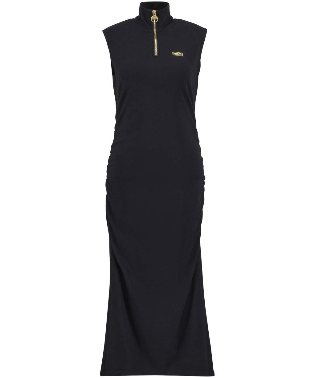 Women's Barbour International Havana Midi Dress - Black