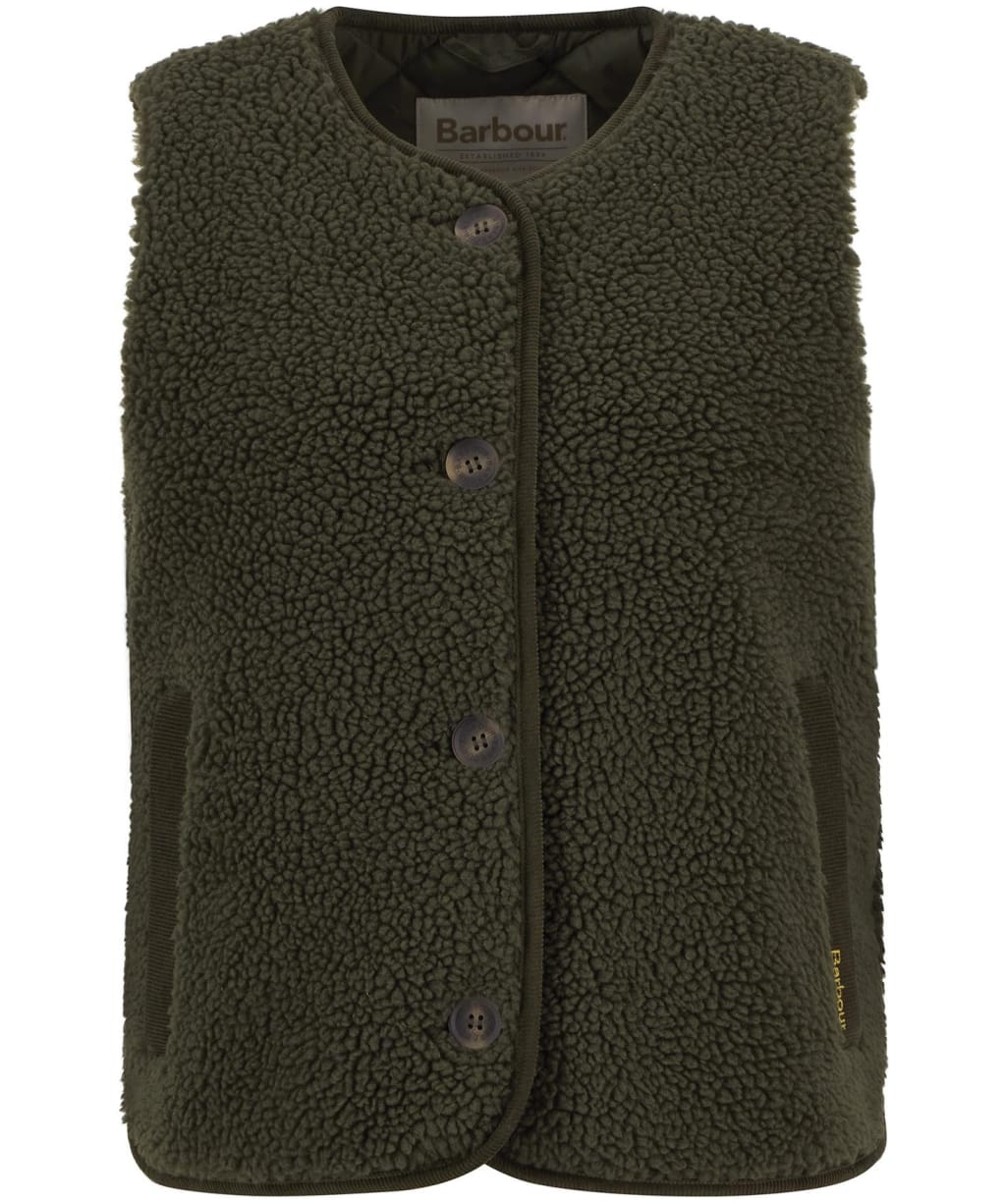 Women's Barbour Luciana Fleece Gilet - Olive